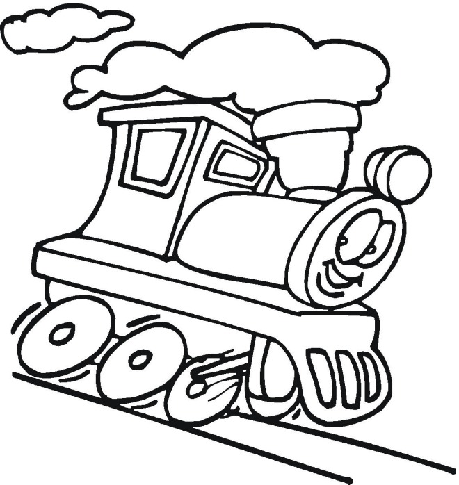 660x698 Coloring Pages For Kids Train Color Bros