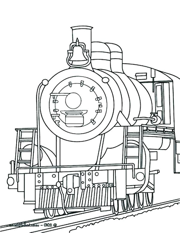 600x775 Thomas Coloring Pages Free The Train Color Page Free Printable