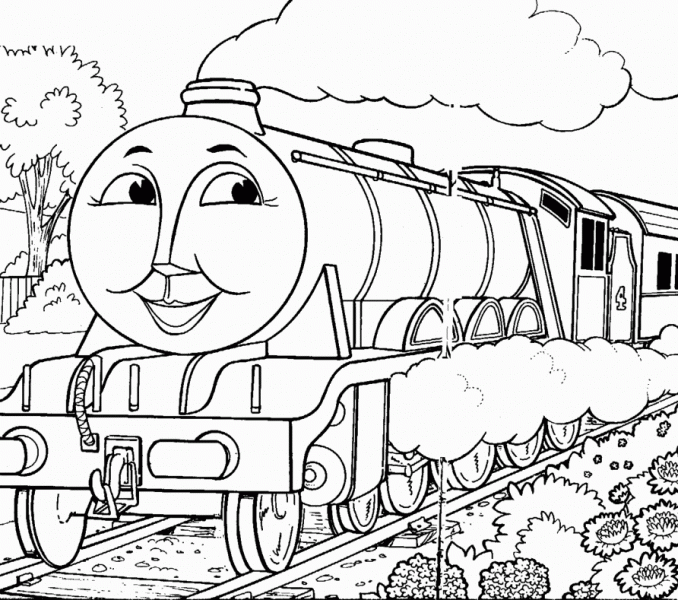678x600 Train Colouring Sheets Kids Coloring