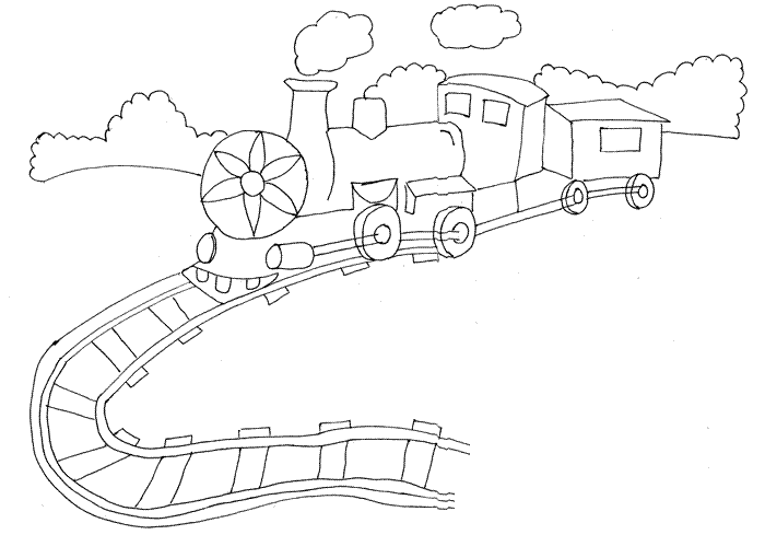 700x510 Train Printable Coloring Page For Kids Train Tracks Coloring Pages