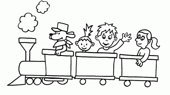 585x329 Coloring Pictures Of Trains Train To Print We Are All Magical
