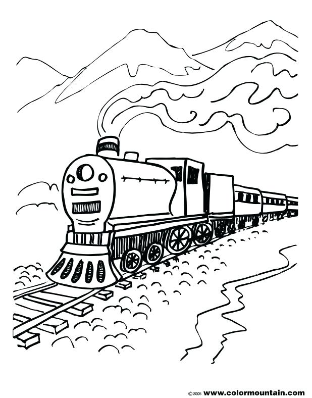 618x788 Train Track Coloring Page Train Drawing For Kids Railroad Track