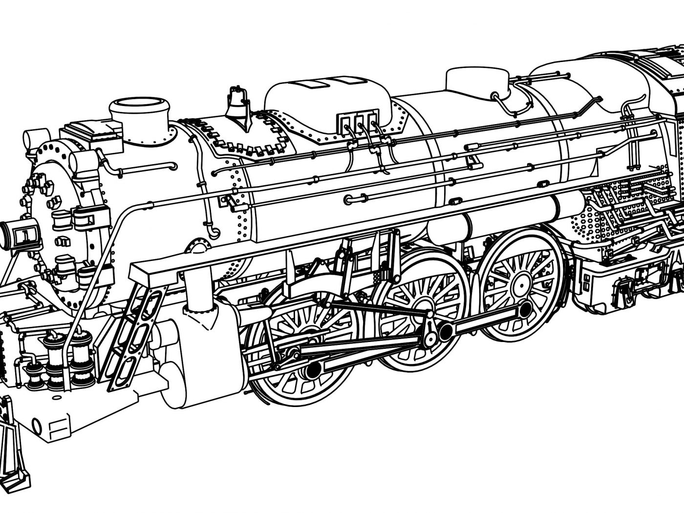1400x1050 Pictures Train Coloring Pages In To Print For Download And Kids