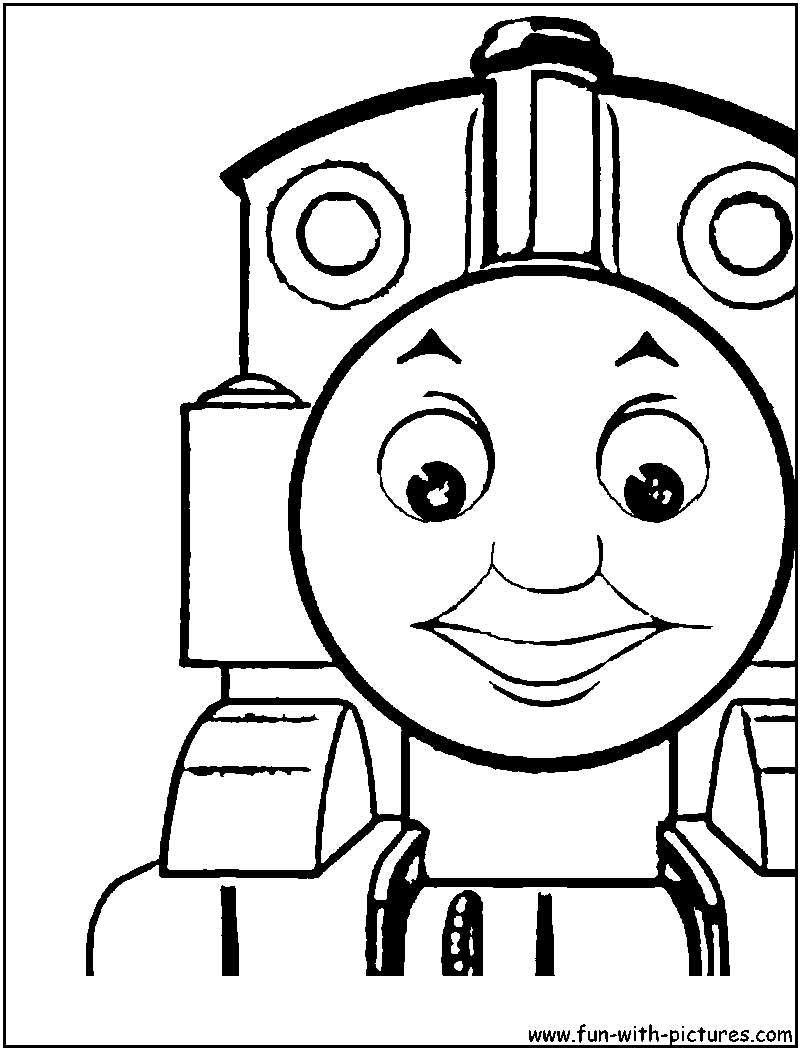 800x1050 Thomas The Tank Engine Clipart Black And White