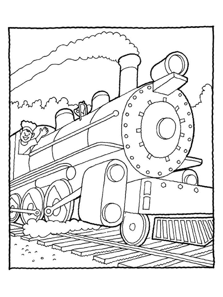 720x960 Free Printable Train Coloring Pages For Kids