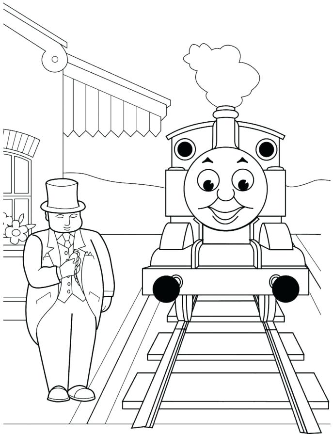 687x895 Thomas And Friends Coloring Pages Percy Printable Free The Train