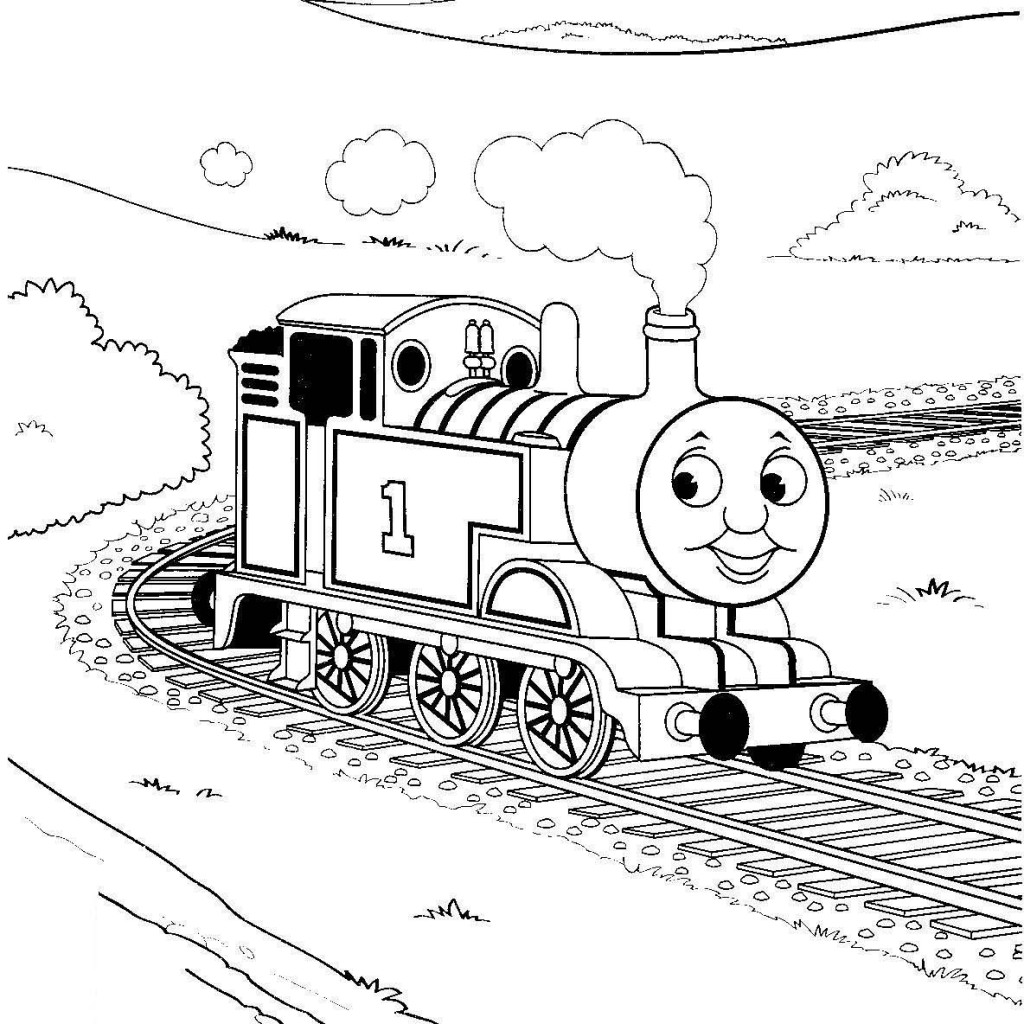 1024x1024 Drawn Railroad Thomas The Tank Engine