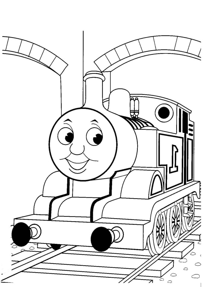 700x951 Easy Thomas The Train Coloring Percy Xmas Present To Color