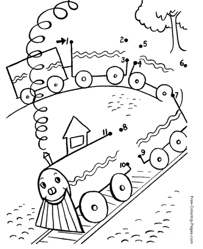 400x490 Train Coloring Pages