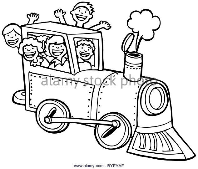 634x540 Family Train Ride Black And White Stock Photos Amp Images