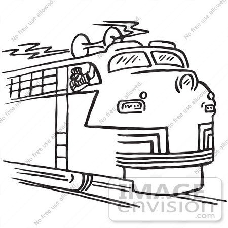450x450 Railway Station Clipart Black And White
