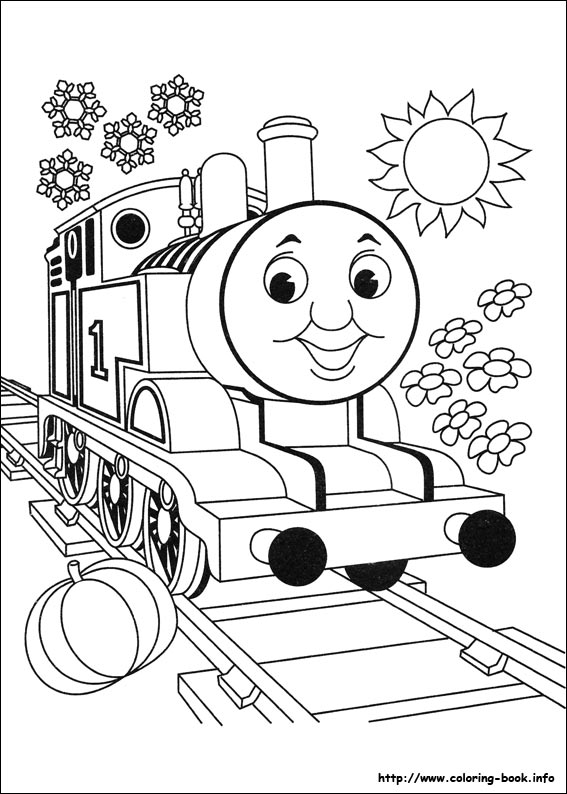 567x794 Thomas The Train Coloring Pages