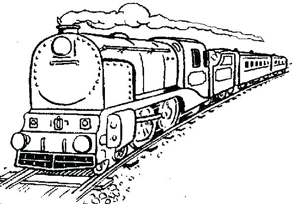600x412 Train Coloring Pages Cortefocal.site
