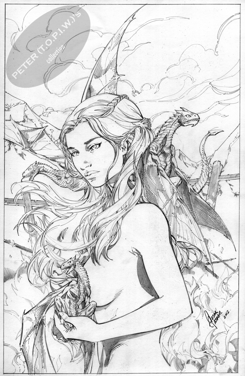 814x1250 Daenerys Game Of Thrones Commission By Cesar R. Gaspar Gonzalez