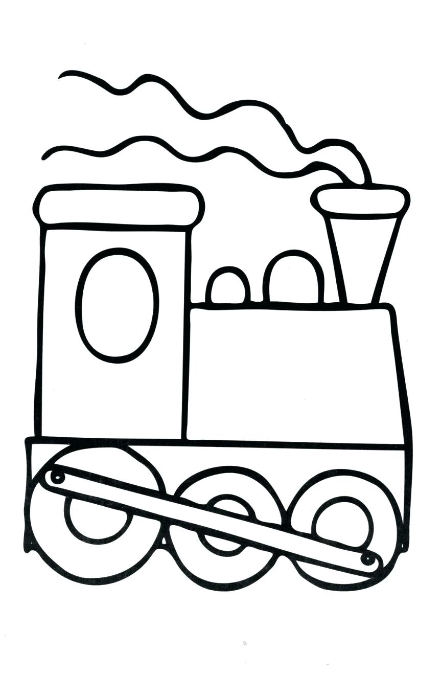 863x1318 Printable Train Track Printable Template Coloring Pages