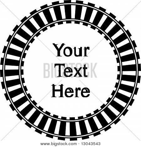 450x470 Circular Train Track.eps Poster Id13043543