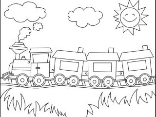 320x240 Pictures Of Trains For Kids To Color Train Drawing For Kids Free