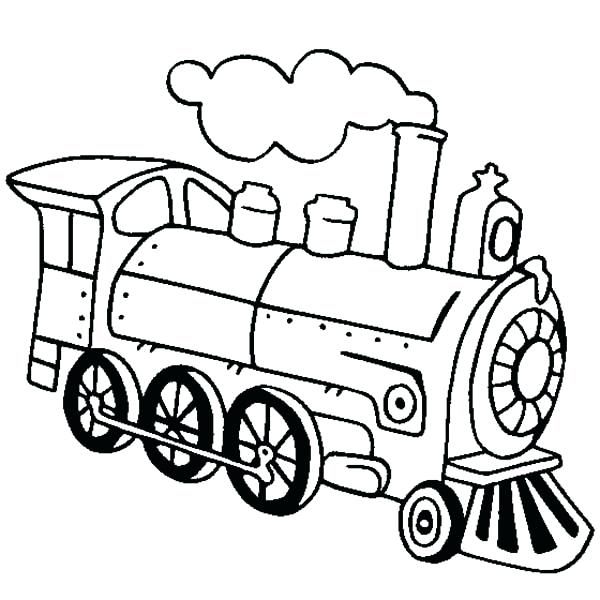 600x600 Steam Train Coloring Pages Plus Train On A Curve Coloring Page