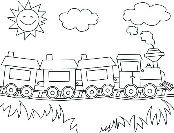 600x461 Coloring Page Train Coloring Pages Trains Together With Train Free