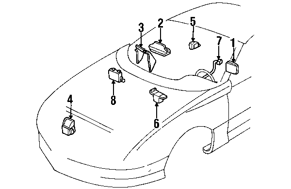 600x391 Pontiac Firebird Air Bag Components Oem Parts