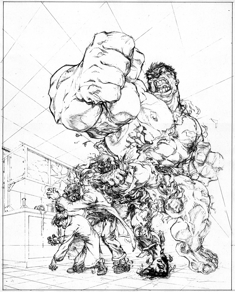 808x1008 Hulk Transformation Pencil , In Jamo's Art's Brad Green Comic Art