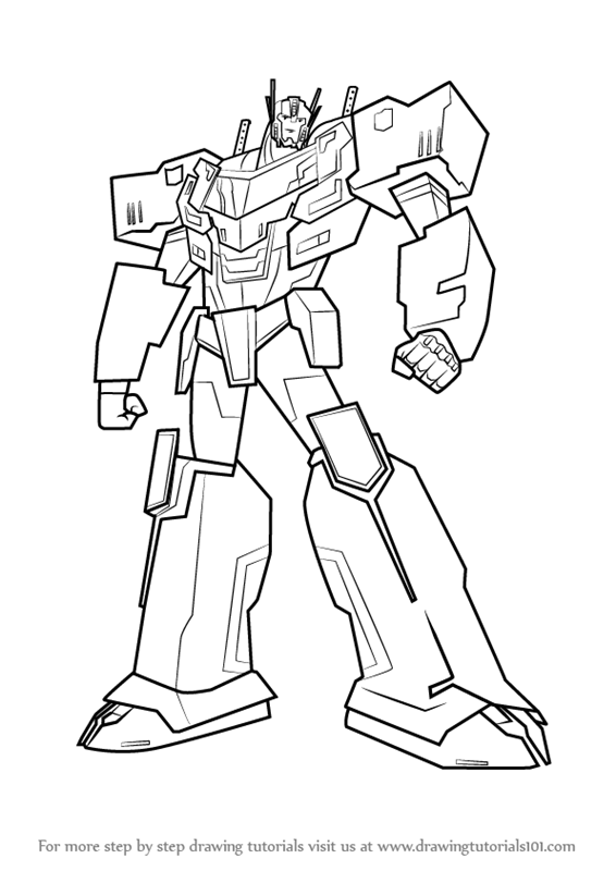 566x800 Learn How To Draw Optimus Prime From Transformers (Transformers