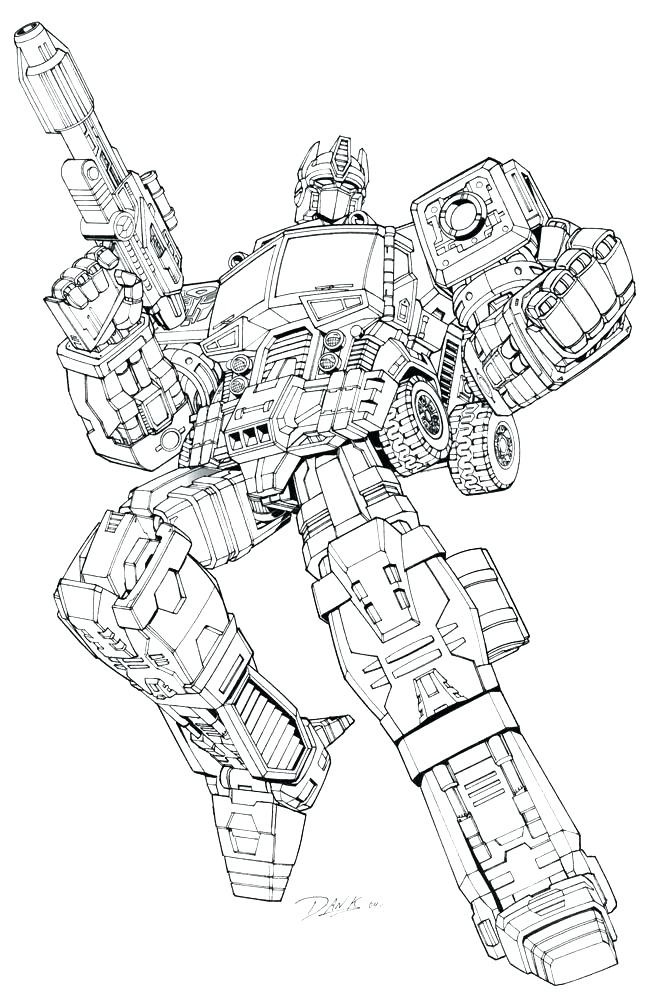 647x1000 Transformers Coloring Pages Printable