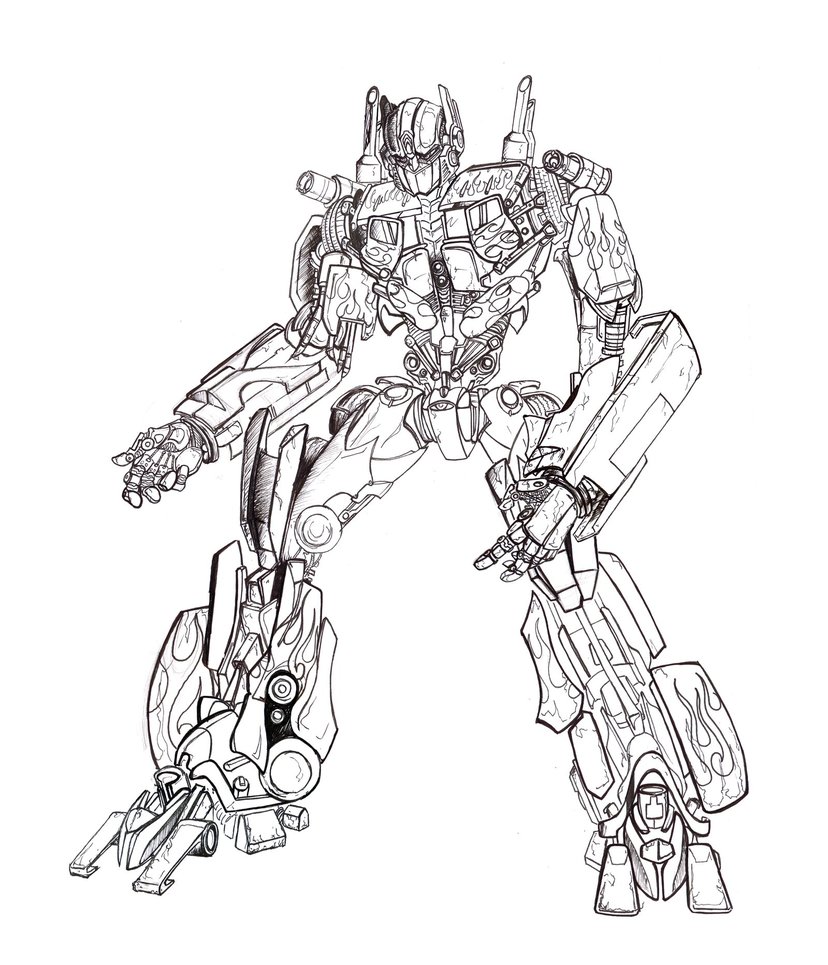 828x965 Optimus Prime Moviestyle By Tophoid