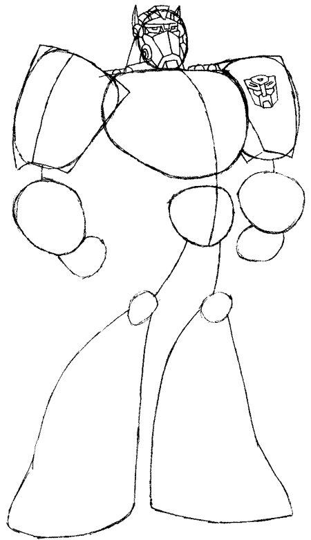 450x781 Step 5 Drawing Optimus Prime Transformers Tutorial For Kids