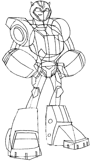350x621 How To Draw Bumblebee From Transformers With Step By Step Drawing