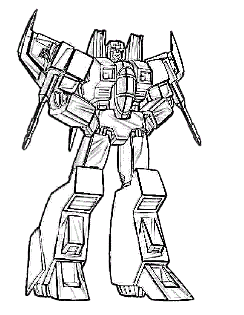 816x1056 Free Printable Transformers Coloring Pages For Kids
