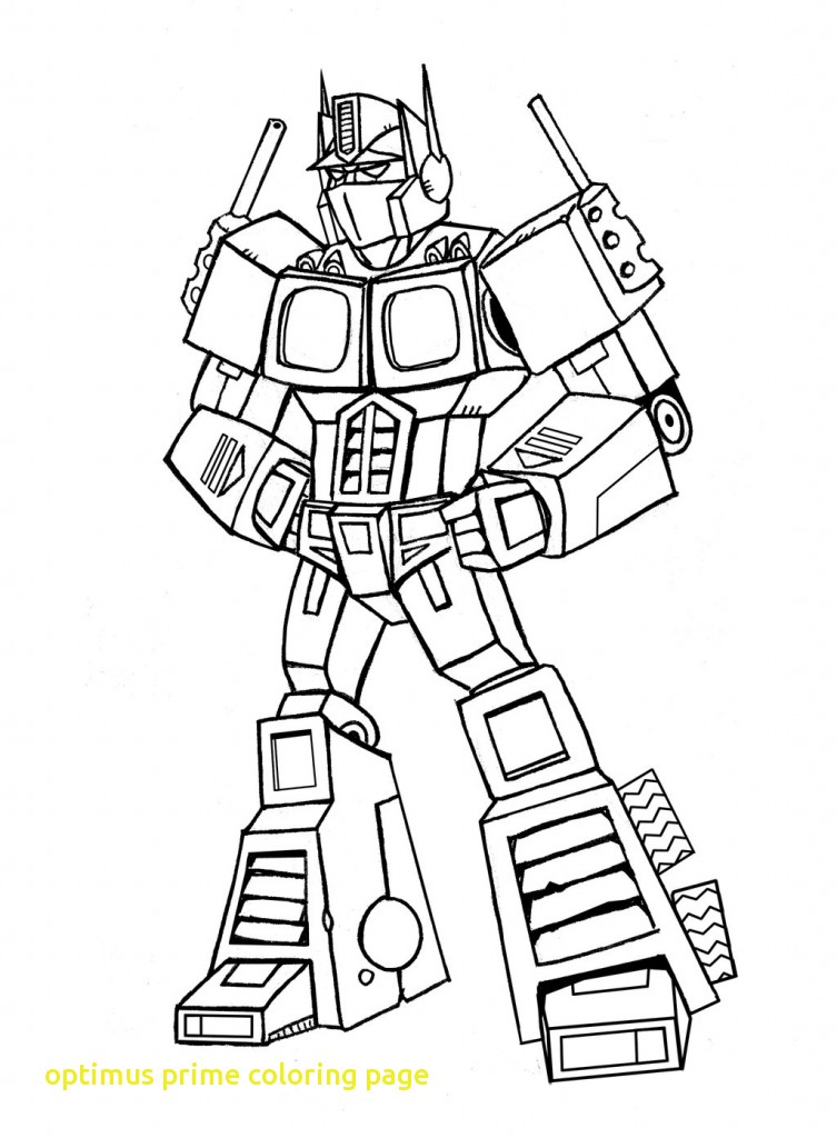 753x1024 Optimus Prime Coloring Page With Transformers Optimus Prime