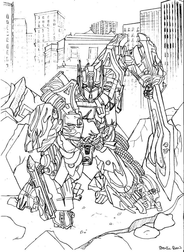 764x1045 Optimus Prime By Bumble217