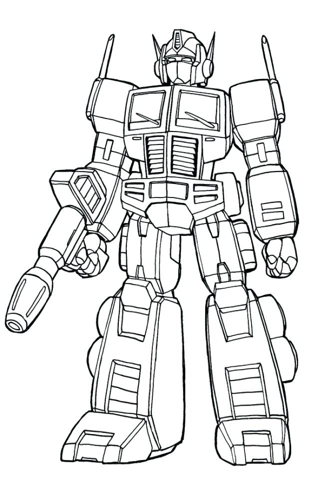 649x960 Optimus Prime Coloriage
