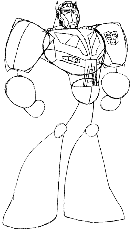 450x792 How To Draw Optimus Prime Transformers In Step By Step Drawing