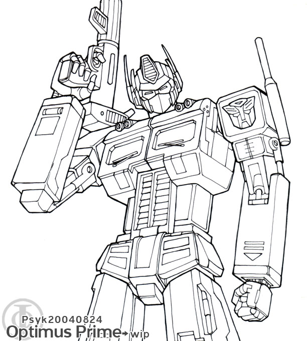612x681 Optimus Prime +inking Reject  By Psychedelicmind