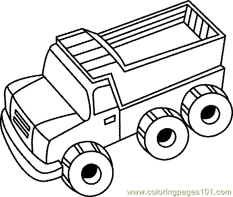 474x400 Truck Coloring Page 14 Coloring Page
