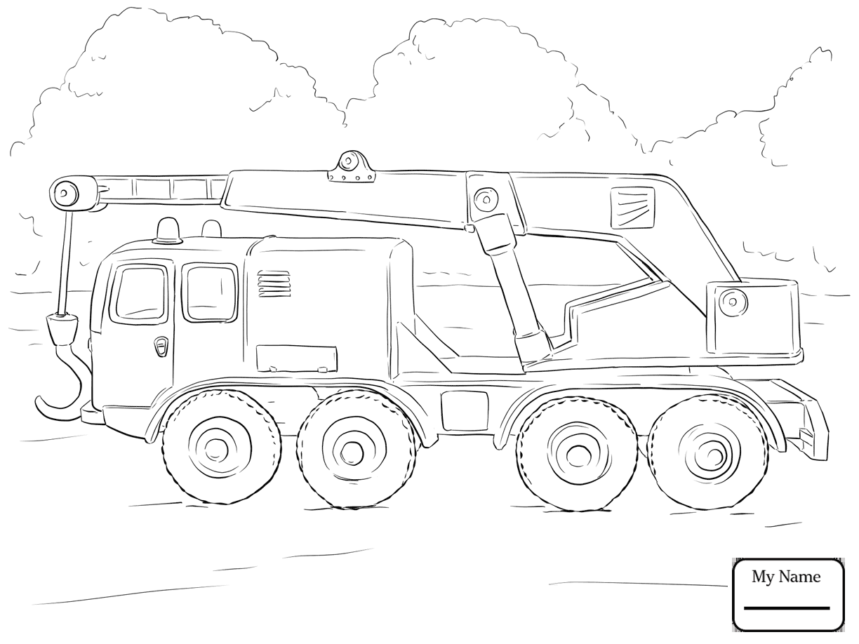 1224x918 Coloring Pages For Kids Crane At Work Transport