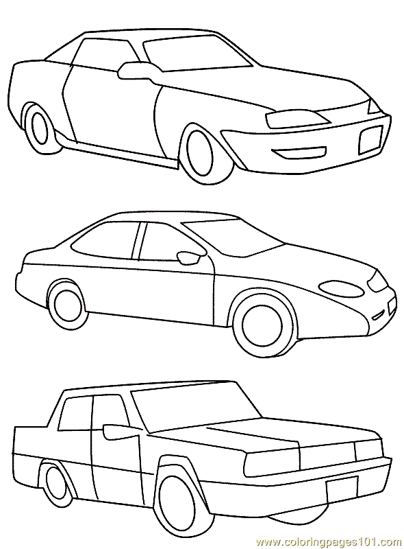 590x800 Car Coloring Page 24 Coloring Page