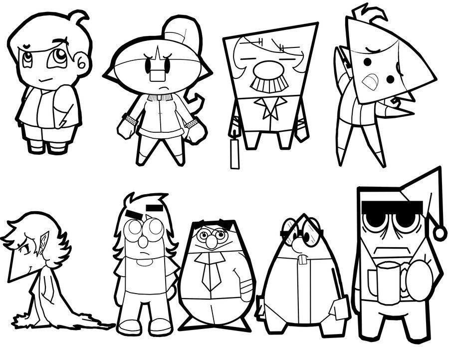 900x695 Top Third Character Is Drawn Based On The Trapezoid Shape