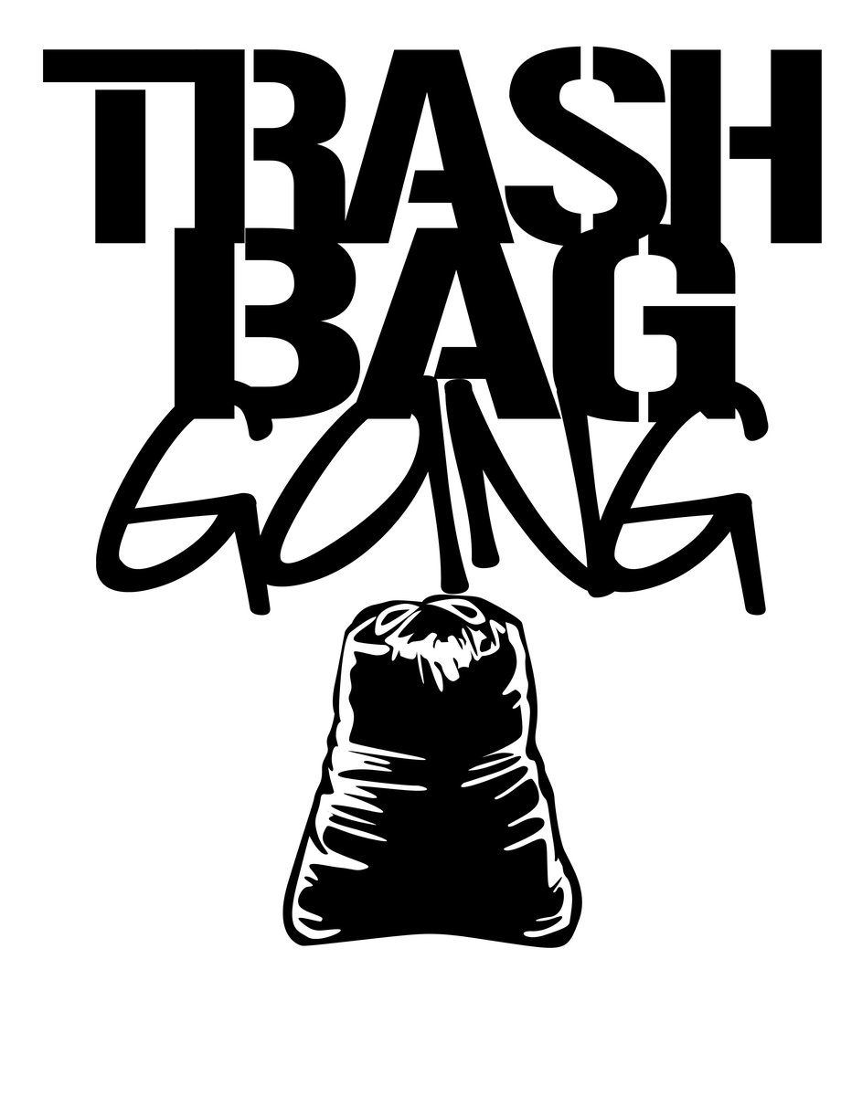 943x1200 Music Trash Bag Gang