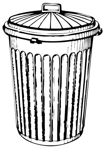364x500 Trash Can