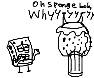 300x250 Mrs. Puff Upside Down In A Trash Can