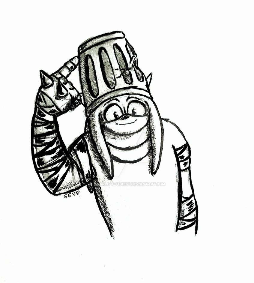 847x943 Trash Can Head By Clearleaf Forest