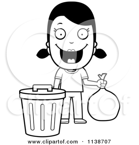 450x470 Take Out Garbage Coloring Pages