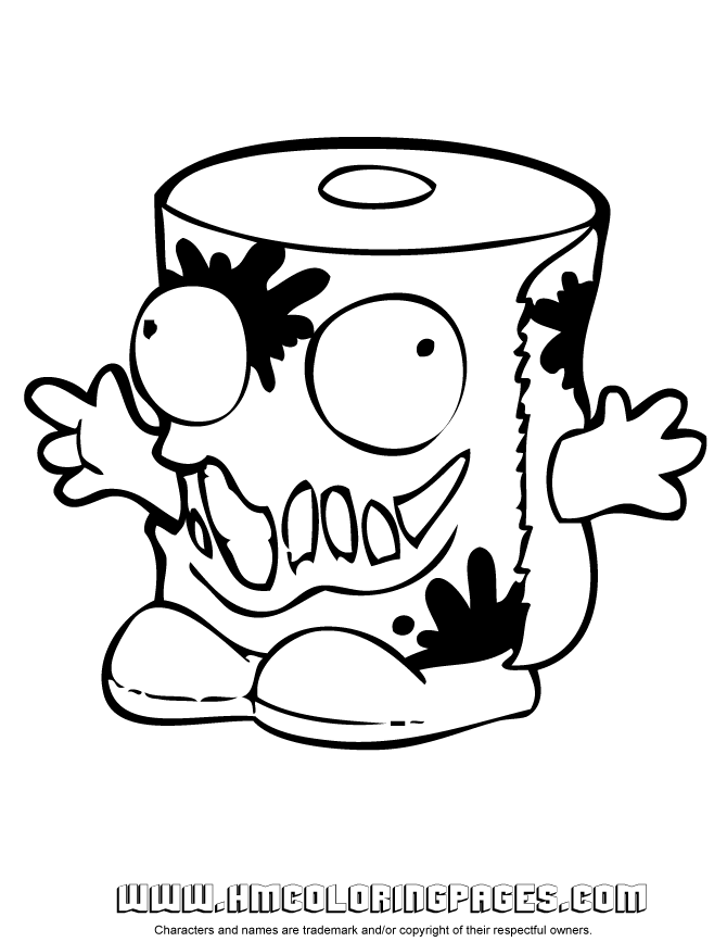 670x867 Trash Pack Coloring Page 1 H Amp M Coloring Pages