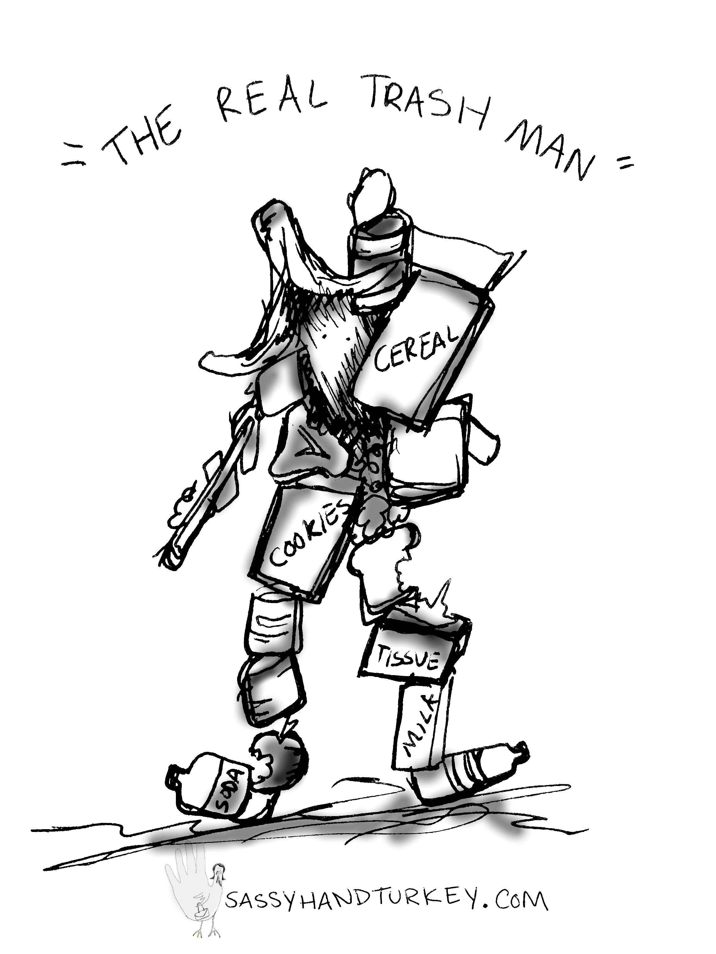 2304x3072 Drawing Sassy Hand Turkey