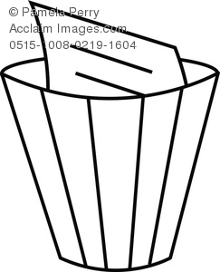 243x300 Art Image Of A Wasterpaper Basket Trashcan Icon