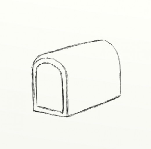 520x513 How To Draw A Treasure Chest Feltmagnet