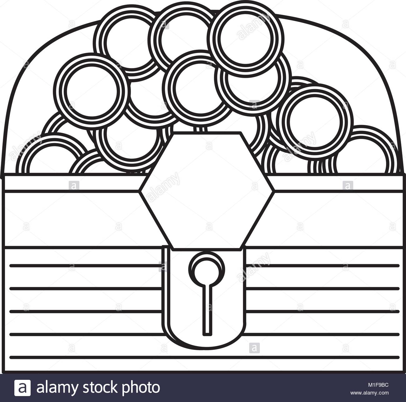 1300x1287 Pirate Treasure Chest Black And White Stock Photos Amp Images